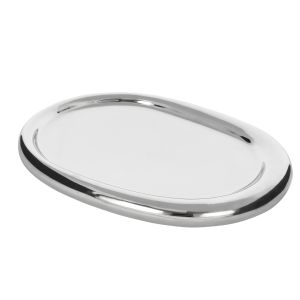 Amalfi Prata Dish Silver 39x29x4cm