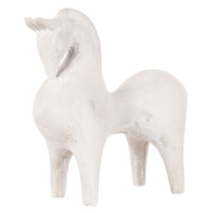 Academy Hercules Horse Sculpture Cement Grey 25.5x12x26cm