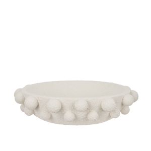 Amalfi Truett Decorative Bowl White 30x30x6.6cm