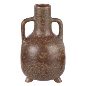 Amalfi Mylo Vase Reactive Brown 11x11x19cm