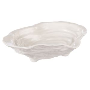 Amalfi Baylor Shell Plate Reactive White 28.6X21.6X8.2