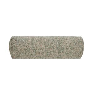 Amalfi Koba Boucle Bolster Cushion Green Multi 55x18x18cm