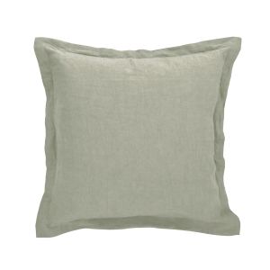Amalfi Cove Linen Cushion Green 50x50x10cm