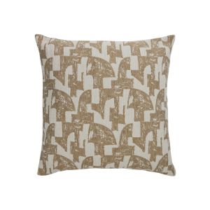 Amalfi Dune Cushion Brown & Off White 55x55x12cm