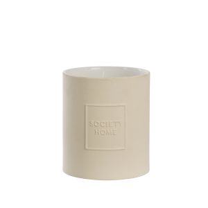 Society Home L'Affair Bordeaux Scented Soy Candle 1.6kg White 16x16x19cm
