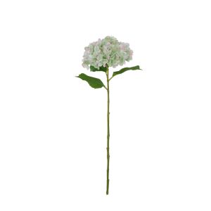 Rogue Hydrangea Stem Real Touch Green & White 20x20x66cm