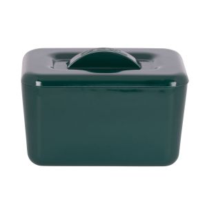 Zeal Keep Cool Melamine Butter Dish Forest Green 16x11x10cm