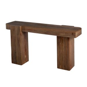 Grand Designs Wooden Block Console Table Natural 152x43x76cm