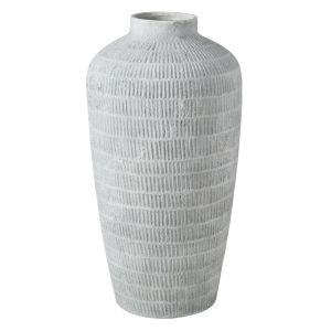 Grand Designs Textured Ceramic Urn Grey 31x31x60cm