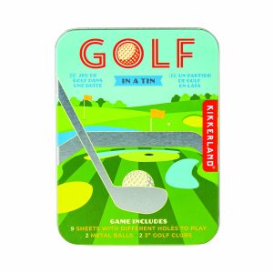 Kikkerland Golf in a Tin Multi-Coloured 12x9x2.7cm