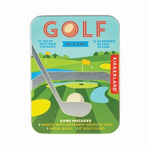 Kikkerland Golf in a Tin Multi-Coloured 12x9x2.7cm