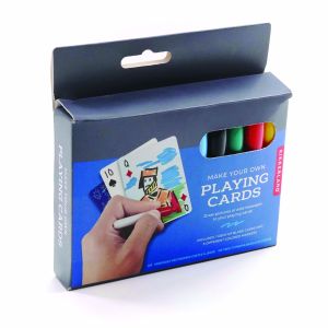Kikkerland Make Your Own Playing Cards Multi-Coloured 13.2x13x2.3cm