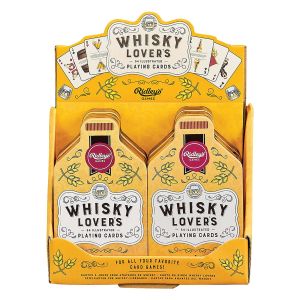 Ridleys Whisky Lovers Playing Cards (6Disp) Multi-Coloured 13.3x7.6x3.2cm