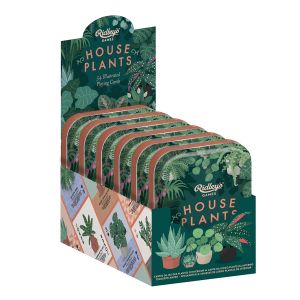 Ridleys House Plants Playing Cards (6Disp) Multi-Coloured 8x2x10cm