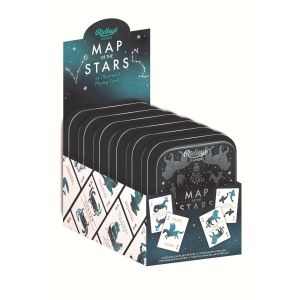 Ridleys Map of the Stars Playing Cards (6Disp) Multi-Coloured 8x2x10cm