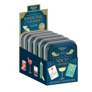 Ridleys Cocktail Lover's Playing Cards CDU/6pcs Multi-Coloured 6x2x9cm