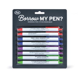 Fred Borrow My Pen Memorable Pens Multi-Coloured 14.2x1x1.5cm