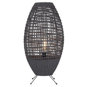 Amalfi Concord Table Lamp Grey 36x36x70cm