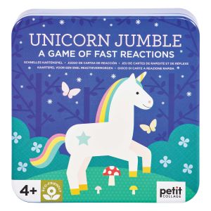 Petit Collage Unicorn Jumble Multi-Coloured 10.5x10.5x3.5cm