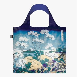 LOQI Katsushika Hokusai Fuji from Gotenyama Bag Blue 50x42cm