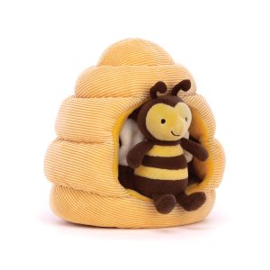 Jellycat Honeyhome Bee Black & Yellow 13x17x18cm