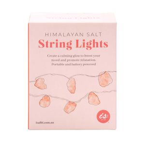 isGift Himalayan Salt String Lights Pink 165cm