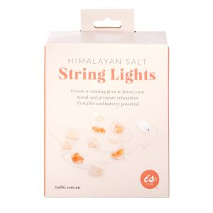 isGift Himalayan Salt String Lights Pink 165cm