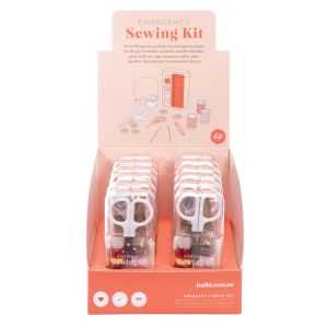 isGift Emergency Sewing Kit (12 Disp) Multi-Coloured 11x0.5x0.3cm