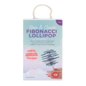 isGift Spin & Create Fibonacci Lollipop (2 Asst) Multi-Coloured 10x5x2cm