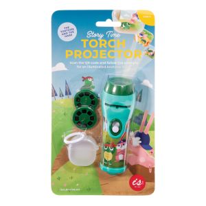 IS GIFT Story Time Torch Projector​ - The Tortoise & the Hare Multi-Coloured 4x4x12cm