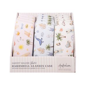 The Australian Collection Glasses Case - Sylvia Harvey Walker CDU 12pcs/3 Assorted 16x6.7x5.5cm