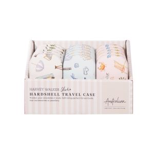 The Australian Collection Hard Travel Case - Sylvia Harvey Walker CDU 15pcs/3 Assorted 8.5x5x3.3cm
