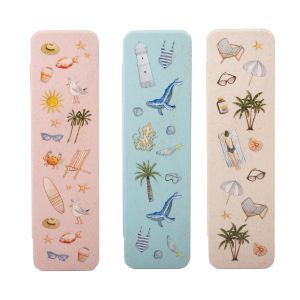 The Australian Collection Wheat Straw Cutlery Set - Sylvia Harvey Walker CDU 18pcs/3 Assorted 20.3x5.7x2.2cm