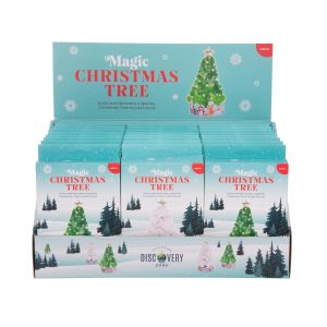 Discovery Zone Magic Christmas Tree CDU 24pcs/2 Assorted 11x2x17cm