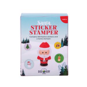 Discovery Zone Santa Sticker Stamper CDU 12pcs Red 5.5x5x10cm