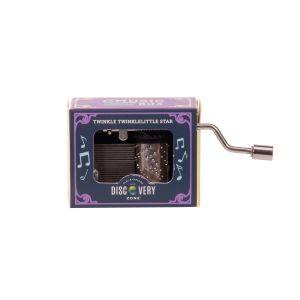 Discovery Zone Music Box - Twinkle Twinkle Little Star Silver 4x8x2cm
