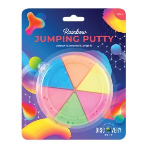 Discovery Zone Rainbow Jumping Putty Multi-Coloured 15x3x19cm