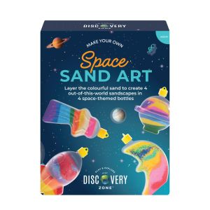 Discovery Zone Space Sand Art in a Bottle Multi-Coloured 18x6x21cm
