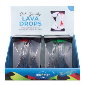 Discovery Zone Lava Drop - Anti-Gravity CDU 12pcs/2 Assorted 10x2.8x13.5cm