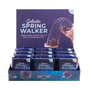 Discovery Zone Spring Walker-Galactic CDU 12pcs/3 Assorted 8x8x6.3cm