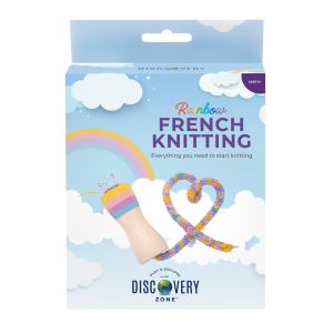 Discovery Zone Rainbow French Knitting Multi-Coloured (New Item Code) 3.5x3.5x10.4cm