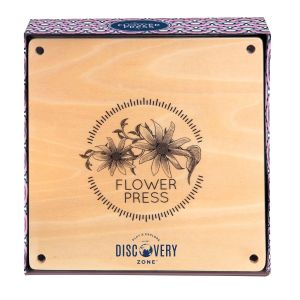 Discovery Zone Classic Flower Press Wood 15x5x15cm