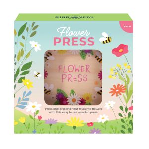 Discovery Zone Wooden Flower Press Multi-Coloured 17x7x17cm