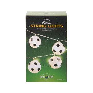 Discovery Zone Illuminate String Lights Soccer White 210x6x6cm