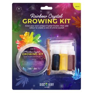 Discovery Zone Rainbow Crystal Growing Kit Multi-Coloured 18x5.5x23cm