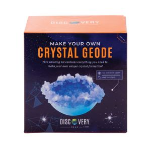 Discovery Zone Make Your Own Geode (3 Asst) Multi-Coloured 12x12x12cm