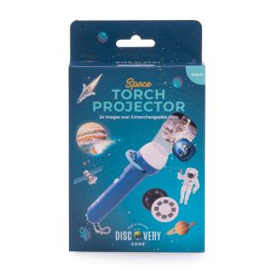 Discovery Zone Torch Projector - Space Blue 3.5x3.5x13cm
