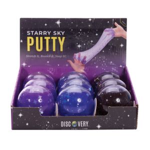 Discovery Zone Starry Sky Putty (3 Asst/9 Disp)​ Assorted 6.6x7.2cm