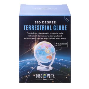 Discovery Zone 360 Degree Terrestrial Globe Multi-Coloured 11x10x13.5cm