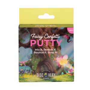 Discovery Zone Fairy Confetti Putty Pink 8x8x3cm